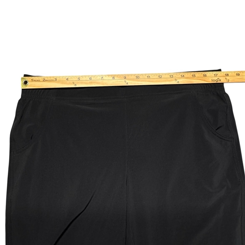 EDDIE BAUER Escapelite Slim Ankle Pants Womens Large Black Hiking Travel Outdoor - Picture 6 of 11
